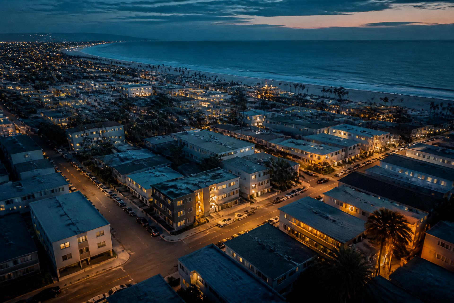 Manhattan Beach pier at sunset — South Bay Los Angeles multifamily market